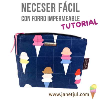 Neceser con forma curva y cremallera 2